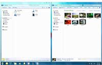 Screen Shot of computer running WIndows 7 and Aero Snap