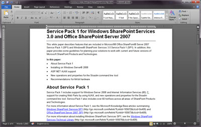 Image of a docuement to be translated in Microsoft Word 2010